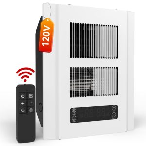 Electric Wall Heater for Indoor Use, 120V Wall Heater with Thermostat